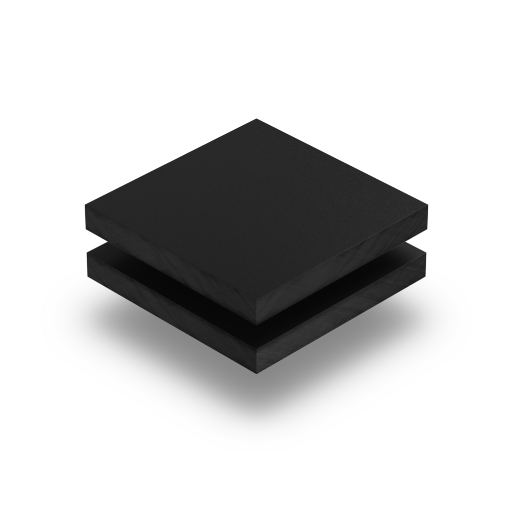 HPL Struktur Platte Schwarz